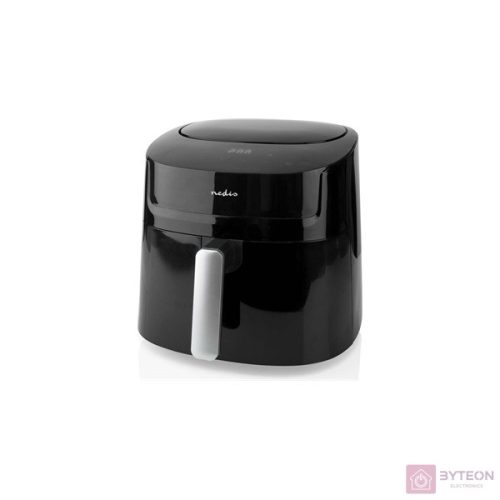 NEDIS KAAF170BK forrólevegős sütő, űrtartalom: 7,2 L, időzítő: 240 perc, digitális, teljesítmény: 1500W, 8 programos