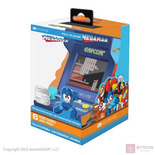 MY ARCADE Játékkonzol Mega Man Pico Player Retro Arcade 3.7" Hordozható, DGUNL-7011
