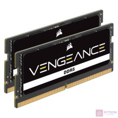   CORSAIR NB Memória VENGEANCE DDR5 32GB 5200MHz CL44 (Kit of 2), fekete