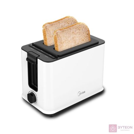 MIDEA MT-RP2L09W kenyérpirító, teljesítmény: 950W, 6 pirítási fokozat, stop/újramelegítés/kiolvasztás, megszakítás 1,4kg