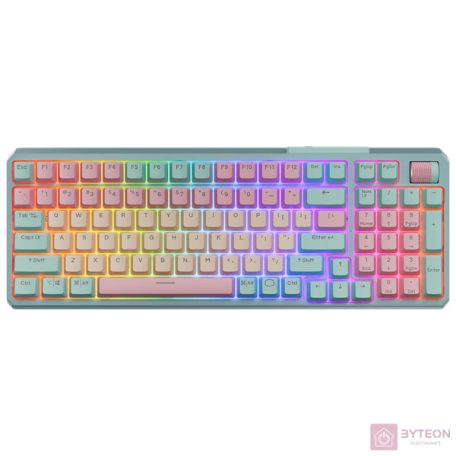 COOLER MASTER Vezeték Nélküli Billentyűzet MK770 Mechanikus Gaming, Red Switch, Macaron, magyar