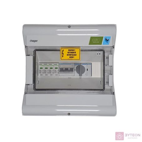 Hager AC doboz 3 fázis, T2, 20A