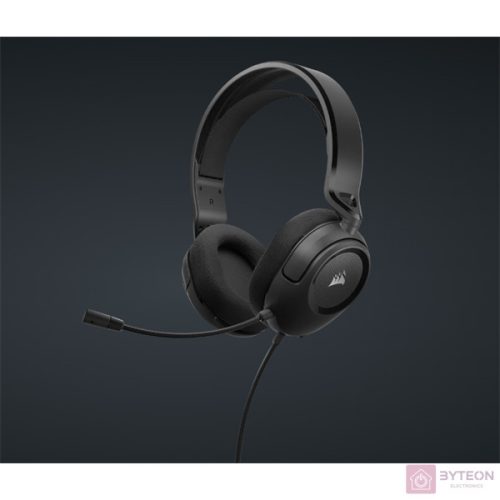 CORSAIR Vezetékes Headset, HS35 v2 Gaming, Multiplatform, carbon