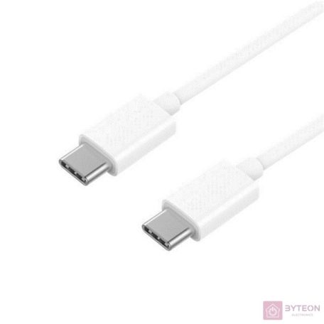 BLACKBIRD USB-C to USB-C Adatkábel 1m, Fehér (Gyári kivitel)