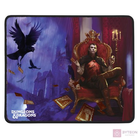 KONIX - DUNGEONS & DRAGONS "Curse Of Strah" Gaming Egérpad 49x49x270mm, Fekete-Piros