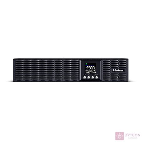 CYBERPOWER UPS, 1000VA/900W, 8xC13, színes LCD, szünetmentes, tiszta színuszos, online kettős konverzió, rack/tower