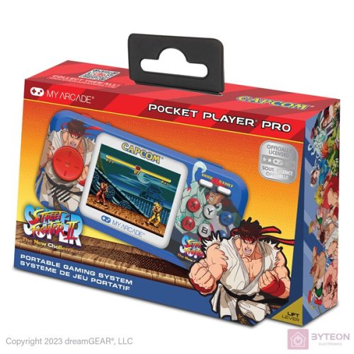 MY ARCADE Játékkonzol Super Street Fighter II Pocket Player Pro Hordozható, DGUNL-4187