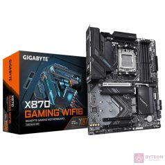 GIGABYTE Alaplap AM5 X870 GAMING WIFI6 AMD X870, ATX