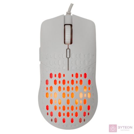 Baracuda W029906 OCTOPUS-W, BGM-022W gamer egér,7D, fehér, 3200 dpi