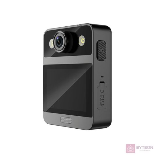 SJCAM Body Camera A20, Black, WIFI, 4K, 16MP, 2,33 LCD touch, IP65, elő és sorozatfelvétel, autó mód, LED, távírányító