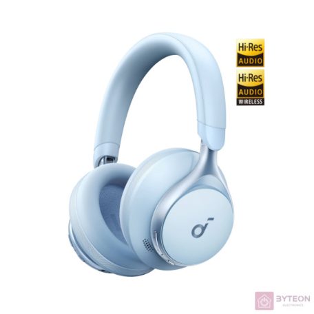 ANKER Vezeték Nélküli Fejhallgató, Soundcore Space One, Aktív Zajszűrő, kék - A3035G31