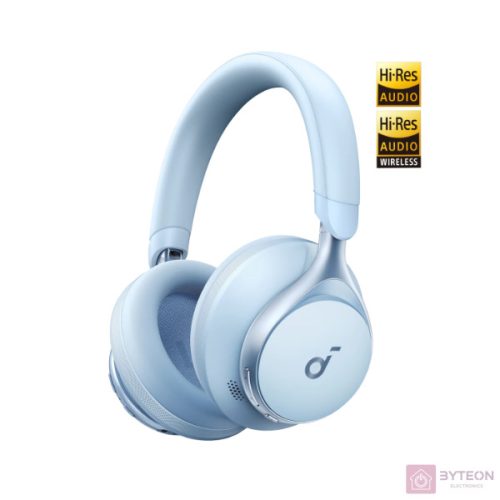 ANKER Vezeték Nélküli Fejhallgató, Soundcore Space One, Aktív Zajszűrő, kék - A3035G31