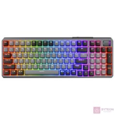   COOLER MASTER Vezeték Nélküli Billentyűzet MK770 Mechanikus Gaming, Red Switch, Space Grey, magyar
