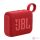 JBL Go 4 (hordozható, vízálló, bluetooth hangszóró), piros