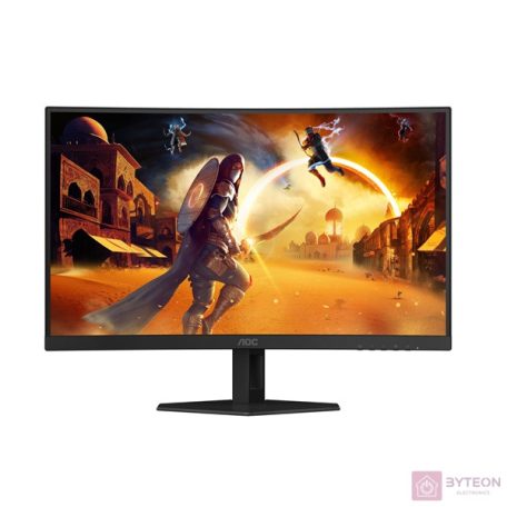 AOC Ívelt Gaming 280Hz monitor 27" C27G4ZXE, 1920x1080, 16:9, 300cd/m2, 0,3ms, 2xHDMI/DisplayPort, HDR10