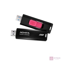 ADATA SSD Külső USB 3.2 2TB SC610, Fekete/Piros