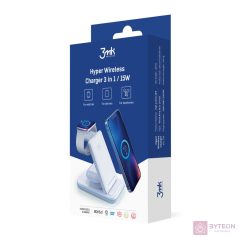 3mk Hyper vezeték nélküli töltő 3w1 15W