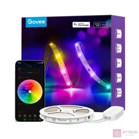 Govee RGBIC Basic Wi-Fi + Bluetooth LED szalagfény (10 méter)