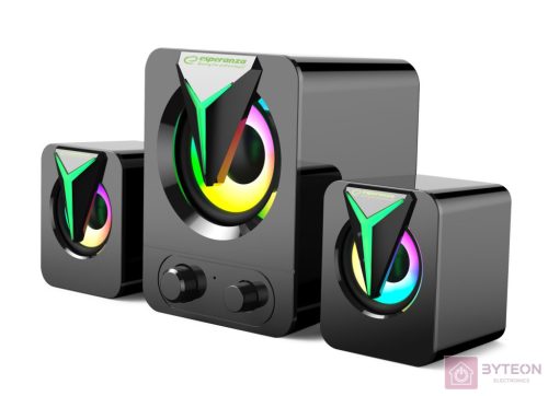 ESPERANZA USB HANGSZÓRÓK 2.1 LED SZIVÁRVÁNY SOPRANO