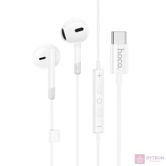 Hoco M109 Type-C mikrofonos fülhallgató fehér