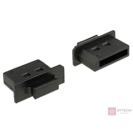 Delock Porvédő Displayport típusú kimenethez fogantyúval 10 db fekete