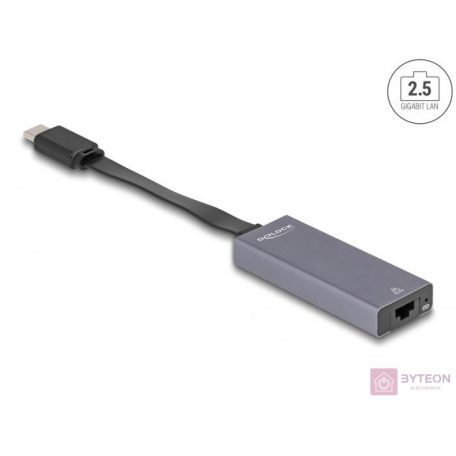 Delock USB Type-C adapter  2,5 Gigabit LAN vékony