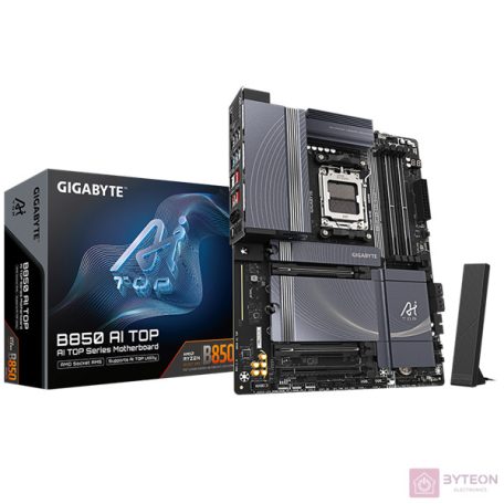 GIGABYTE B850 AI TOP ATX Mainboard Sockel AM5 WIFI7/HDMI