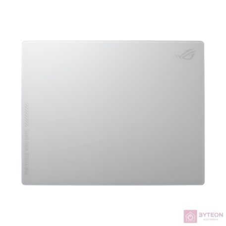 ASUS ROG Moonstone Ace L Glass Mousepad, 500x400mm, White Edition