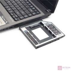   Gembird SSD/HDD beépítő keret SATA -> SATA (Notebook ODD helyére, 12.7mm)