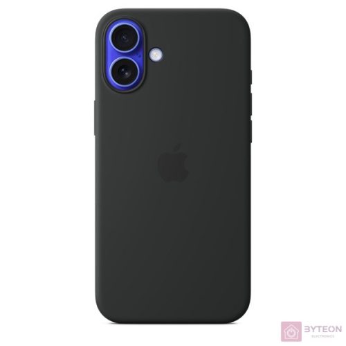 Apple Original iPhone 16 Plus Silikon Case mit MagSafe - Schwarz