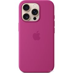   Apple Original iPhone 16 Pro Silikon Case mit MagSafe - Fuchsia