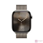 Apple Watch S10 LTE Titán 46mm (Natúr,  Milánói szíj - natúr, S/M)