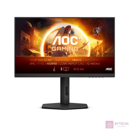 AOC 24G4X 60,5cm (23,8“) FHD IPS Gaming Monitor 16:9 HDMI/DP 180Hz 1ms G-Sync