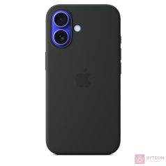 Apple Original iPhone 16 Silikon Case mit MagSafe - Schwarz