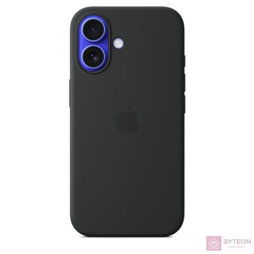 Apple Original iPhone 16 Silikon Case mit MagSafe - Schwarz