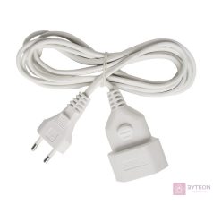   Brennenstuhl Kunststoff-Verlängerungskabel Euro Stecker/ Kupplung 3m weiß