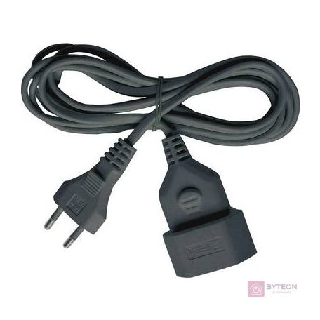 Brennenstuhl Kunststoff-Verlängerungskabel Euro Stecker/ Kupplung 3m schwarz