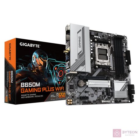 GIGABYTE B650M GAMING PLUS WIFI mATX Mainboard Sockel AM5 DP/HDMI