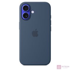 Apple Original iPhone 16 Silikon Case mit MagSafe - Denim