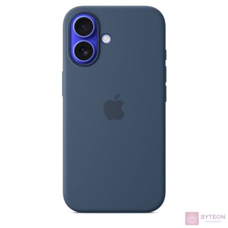 Apple Original iPhone 16 Silikon Case mit MagSafe - Denim