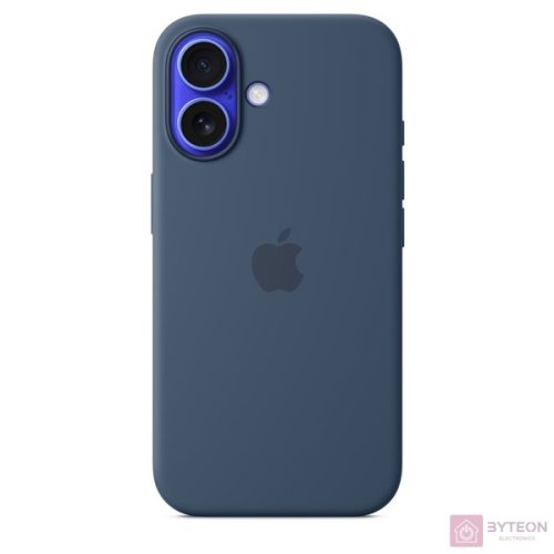 Apple Original iPhone 16 Silikon Case mit MagSafe - Denim