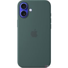   Apple Original iPhone 16 Plus Silikon Case mit MagSafe - Seegrün