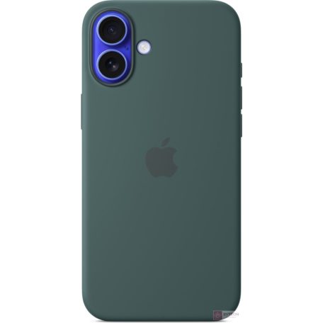 Apple Original iPhone 16 Plus Silikon Case mit MagSafe - Seegrün