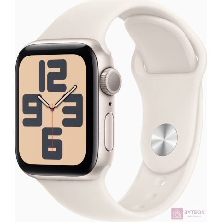 Apple Watch SE GPS 40mm Alu Polarstern Sportarmband Polarstern - S/M