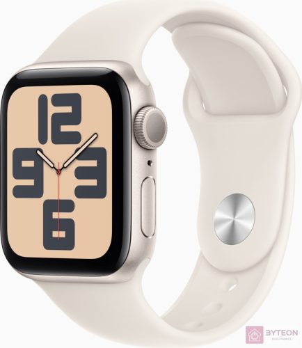 Apple Watch SE GPS 40mm Alu Polarstern Sportarmband Polarstern - S/M