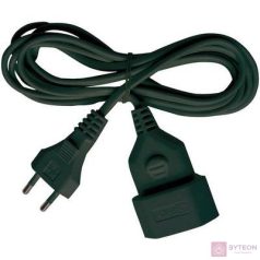   Brennenstuhl Kunststoff-Verlängerungskabel Euro Stecker/ Kupplung 5m schwarz