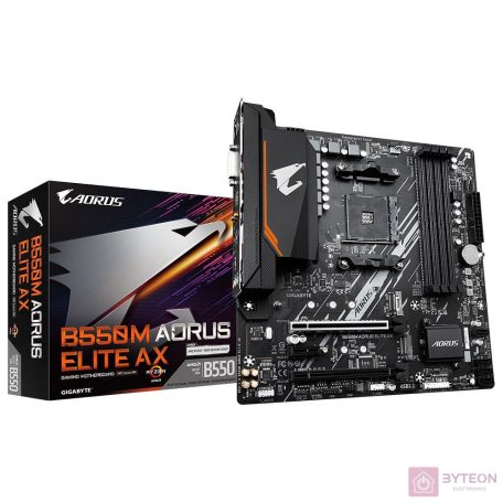 Gigabyte B550M Aorus Elite AX micro ATX Mainboard Sockel AM4 M.2/HDMI/DVI/USB3.2