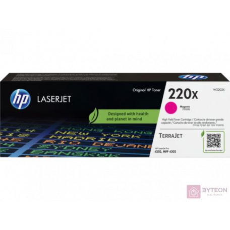 HP 220X / W2203X Original Toner Magenta für ca. 5.500 Seiten