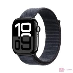   Apple Watch S10 LTE 46mm (Alu, Kozmoszfekete, Textil sportszíj - tinta)