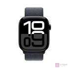 Apple Watch S10 LTE 46mm (Alu, Kozmoszfekete, Textil sportszíj - tinta)
